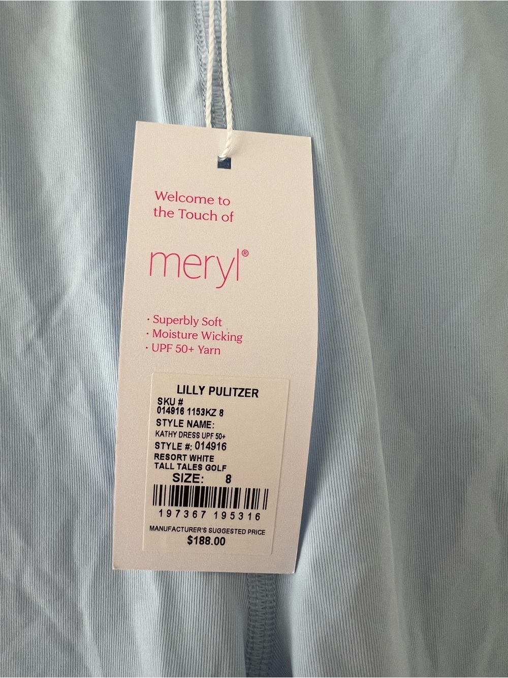 NWT Lilly Pulitzer UPF 50+ Luxletic Kathy Golf Dress "Tall Tales" / Size 8 - Picture 12 of 16